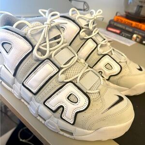 White/grey Nike air uptempo 96 size 12